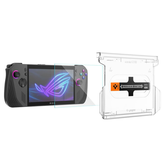 SZKŁO HARTOWANE SPIGEN ASUS ROG ALLY X GLAS.TR ”EZ FIT” 2-PACK CLEAR