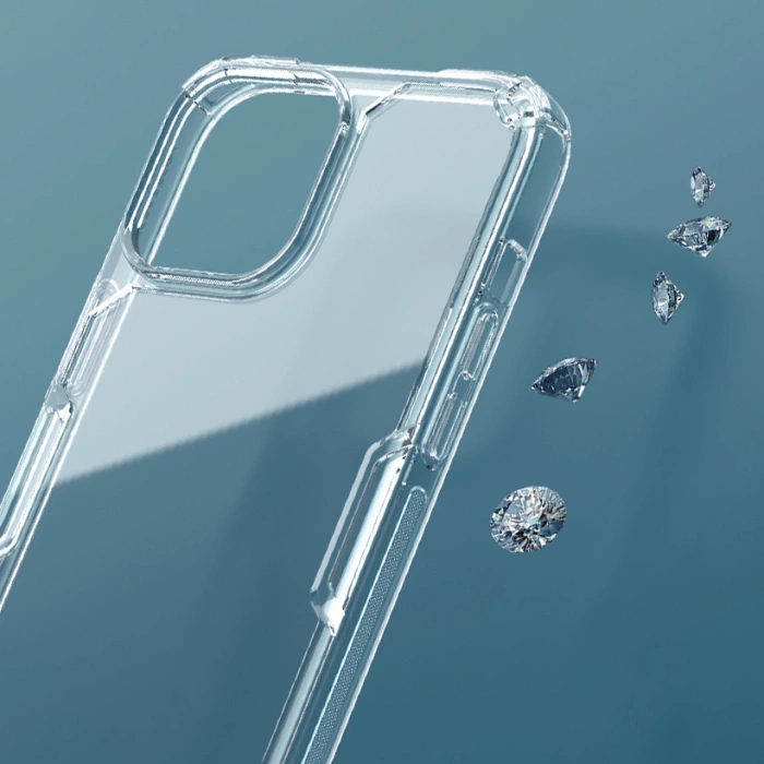 Etui Nillkin Nature Pro etui do iPhone 13 Pro Max pancerna obudowa pokrowiec niebieski