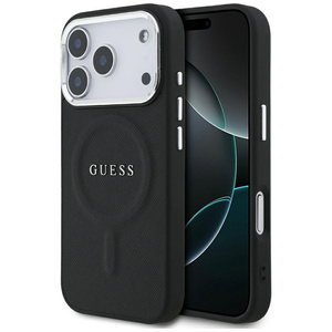 Etui Guess Classic Logo MagSafe do iPhone 17 Pro czarny
