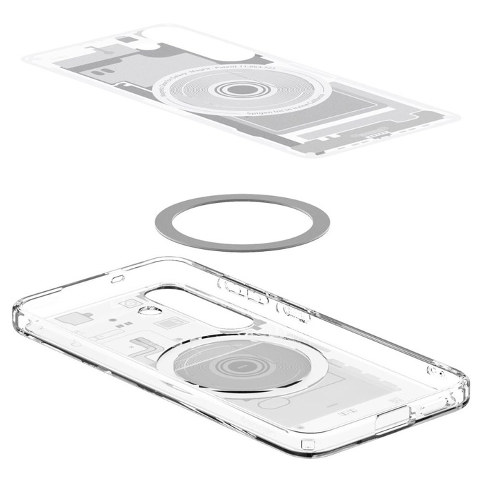 Etui SPIGEN ULTRA HYBRID MAG MAGSAFE GALAXY S25 ZERO ONE WHITE