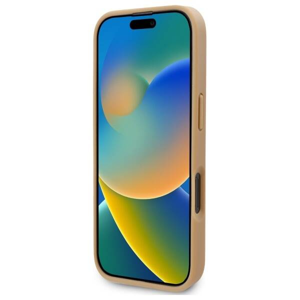 Etui Karl Lagerfeld iPhone 16 Pro Max 6.9" beżowy/beige hardcase Hot Stamp Magsafe