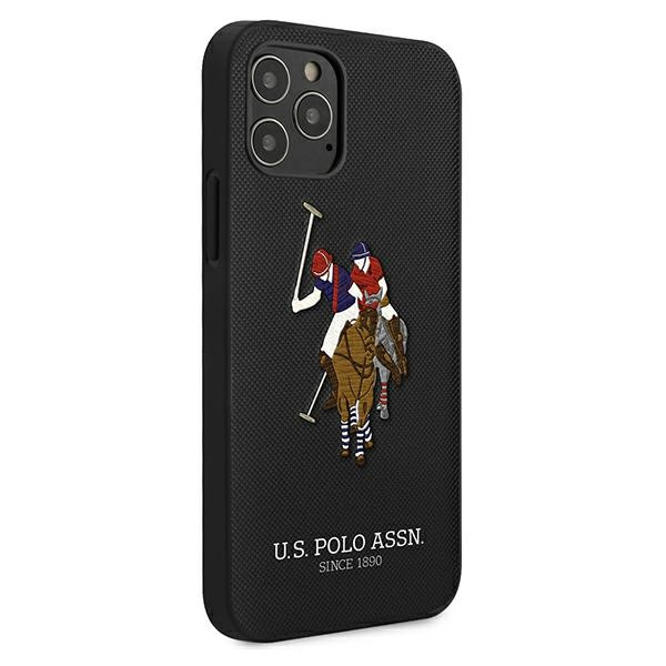 Etui US Polo Apple iPhone 12 12 Pro Polo Embroidery Collection Czarny Case