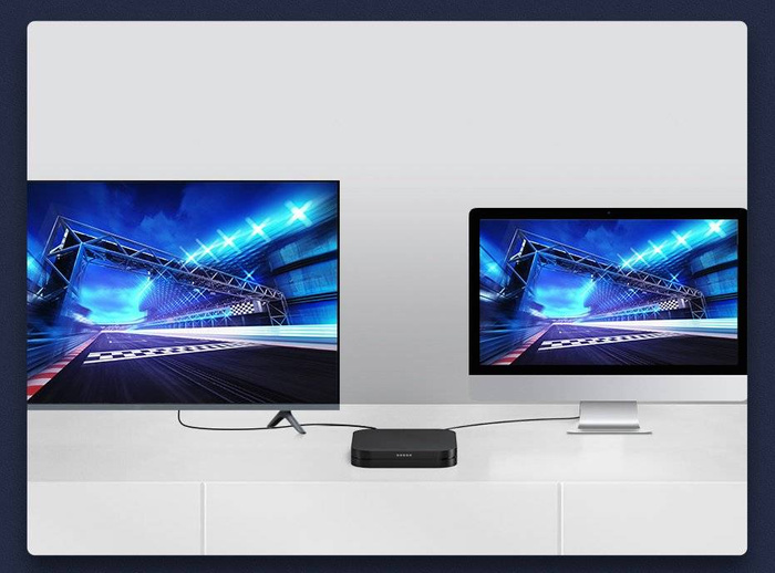 Baseus kabel HDMI 2.1 8K 60 Hz 48 Gbps / 4K 120 Hz / 2K 144 Hz 3D eARC QMS Dynamic HDR VRR ALLM 3m czarny (CAKGQ-L01)