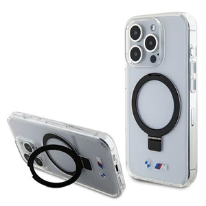 Etui Bmw Bmhmp15lurst Iphone 15 Pro 6.1" Przeźroczysty/clear Hardcase Ring Stand M Collection Magsafe Case