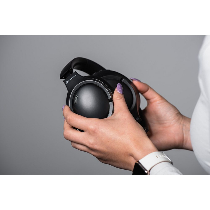 Słuchawki bezprzewodowe nauszne Forcell F-Audio Vibe ANC + ENC + TUYA APP czarne