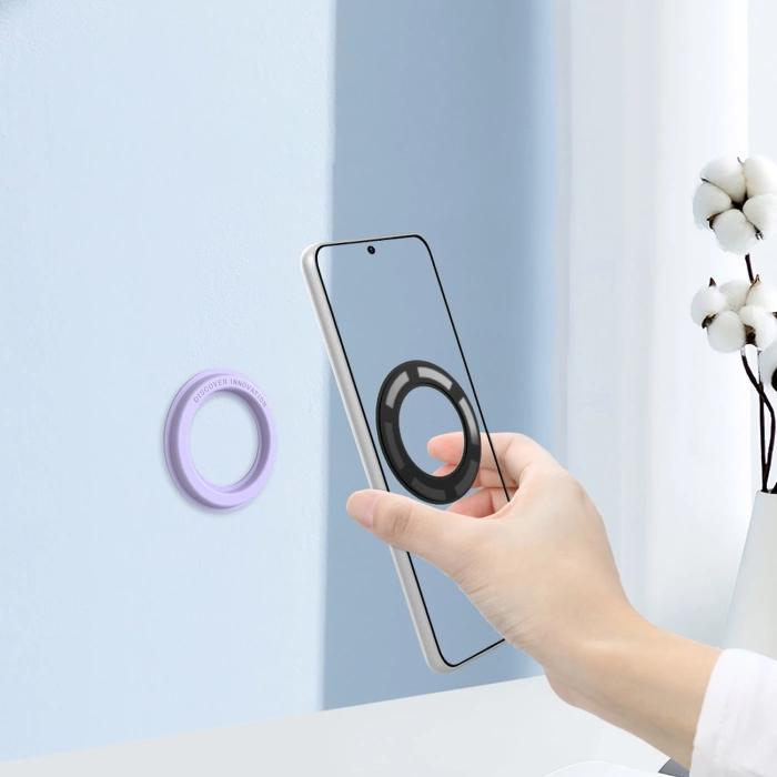 Nillkin SnapLink 2x samoprzylepna magnetyczna naklejka na telefon uchwyt magnetyczny miętowy (kompatybilna z MagSafe)