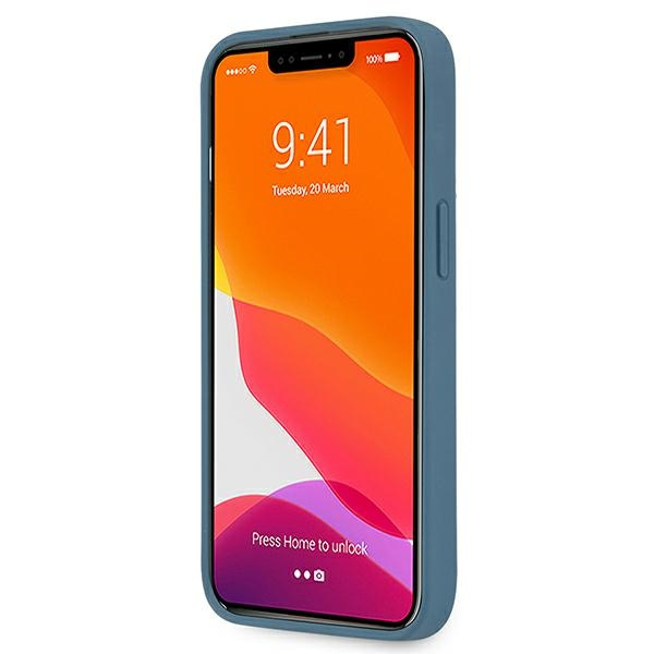 Etui GUESS Apple iPhone 13 Mini 4G Big Metal Logo Niebieski Hardcase