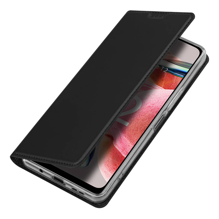Etui Dux Ducis Skin Pro etui do Xiaomi Redmi Note 12 pokrowiec z klapką portfel na kartę podstawka czarne Case