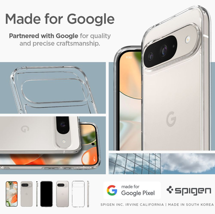 Etui SPIGEN ULTRA HYBRID GOOGLE PIXEL 9 / 9 PRO CRYSTAL CLEAR
