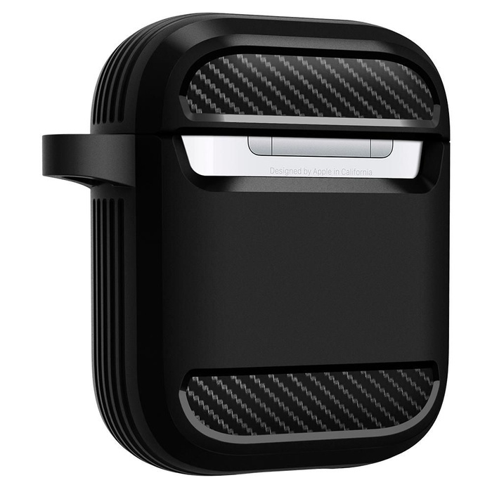 Etui SPIGEN Rugged Armor Apple Airpods Black Czarne Case