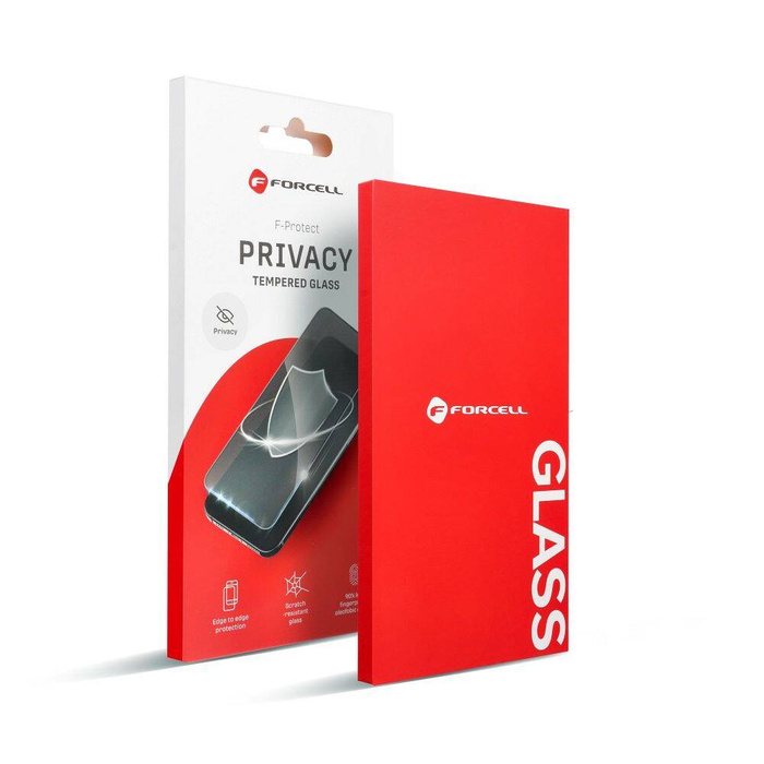 Szkło hartowane do iPhone 12 PRO MAX Forcell Privacy Glass czarne