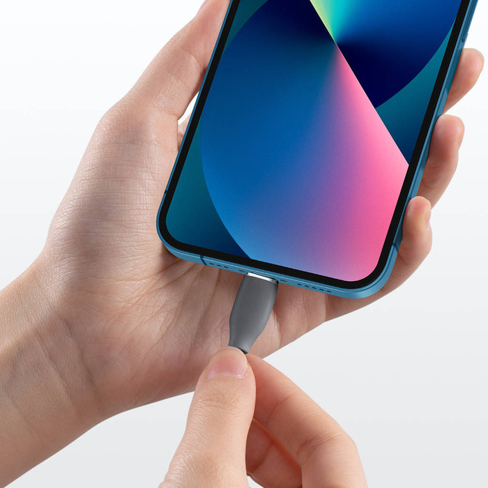 Baseus kabel, przewód USB Typ C – Lightning 20W długość 1,2 m Jelly Liquid Silica Gel – czarny