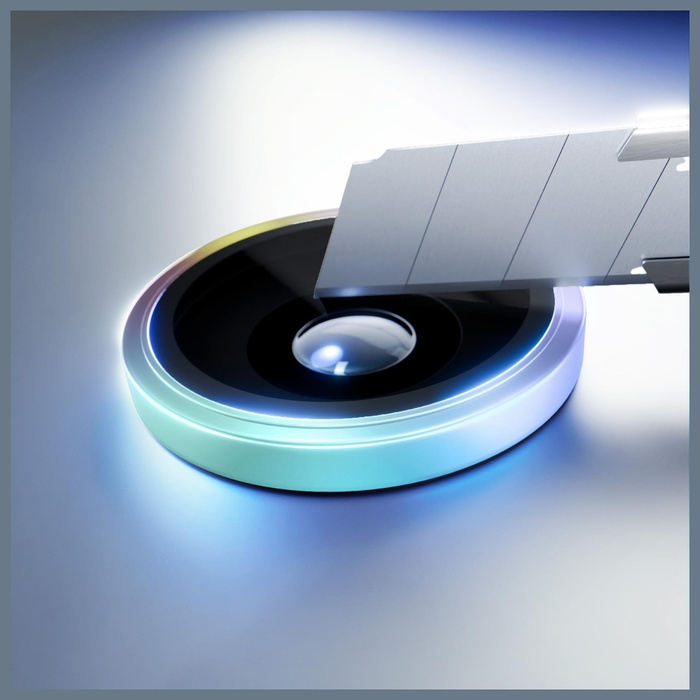 Ochrona na obiektyw aparatu 3MK iPhone 17 Pro /17 Pro Max HARDY Lens Protection Pro Wielokolorowy