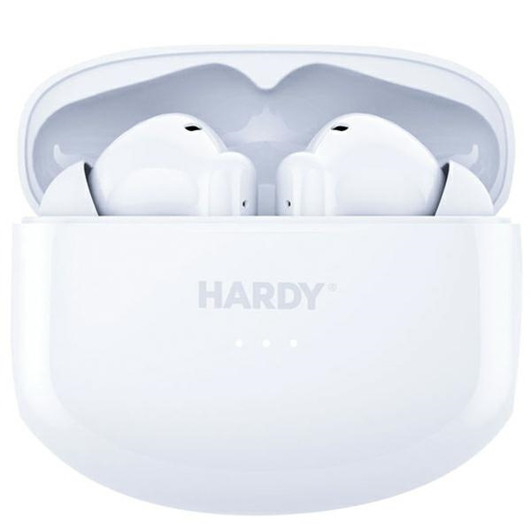 3MK Hardy LifePods Pro słcuhawki bezprzewodowe Bluetooth 5.3 ANC białe/white