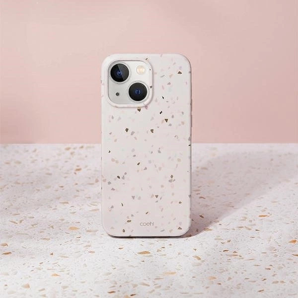 UNIQ etui Coehl Terrazzo iPhone 14 Plus 6,7" piaskowy/sandstone
