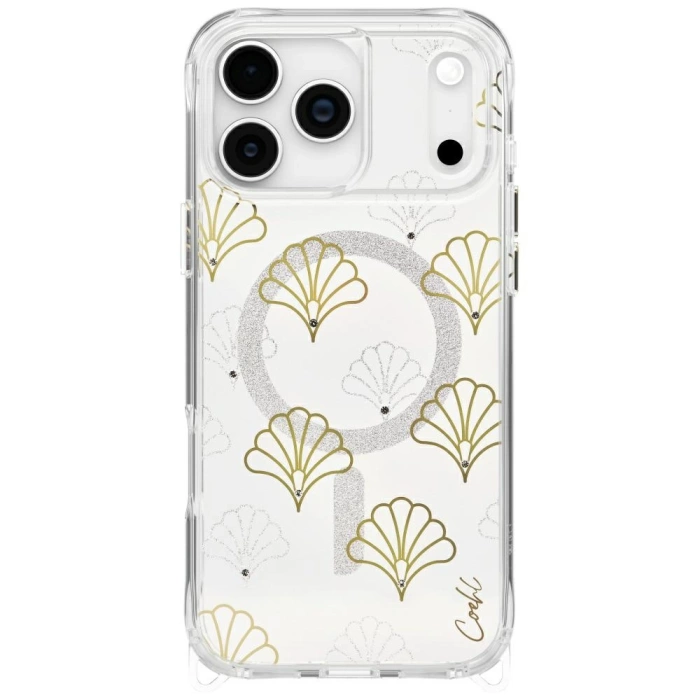 Etui UNIQ Coehl Maree do iPhone 17 Pro   Max Magnetic Charging srebrny