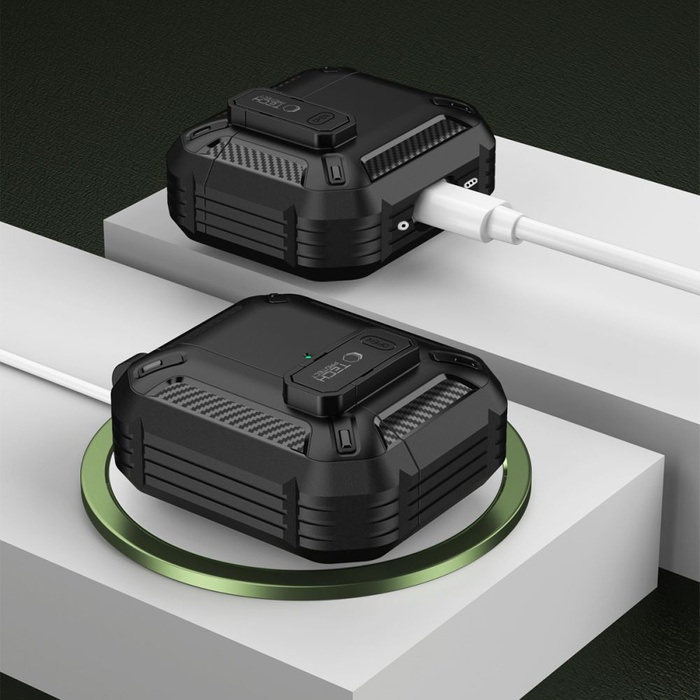 TECH-PROTECT CARBONOX APPLE AIRPODS 4 BLACK