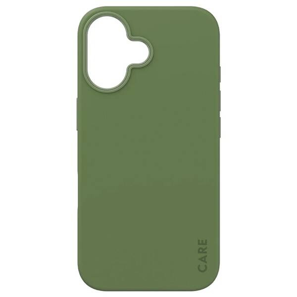 Etui CARE by PanzerGlass Fashion Case iPhone 16 6.1" zielony/green MagSafe 1385