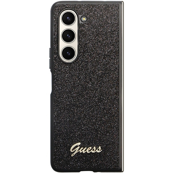Etui Guess GUHCZFD5HGGSHK F946 Galaxy Z Fold 5 czarny/black hardcase Glitter Script Case