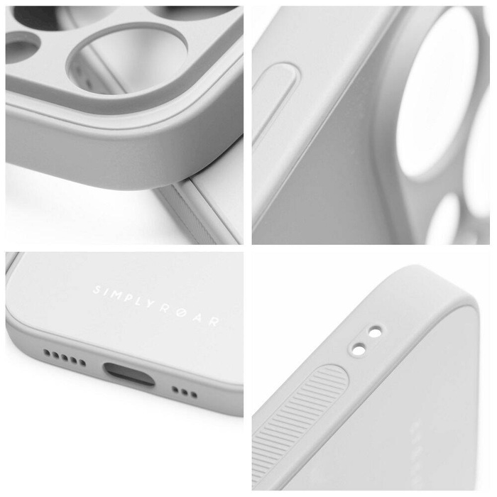 ROAR futerał MATTE GLASS do IPHONE XR stalowy