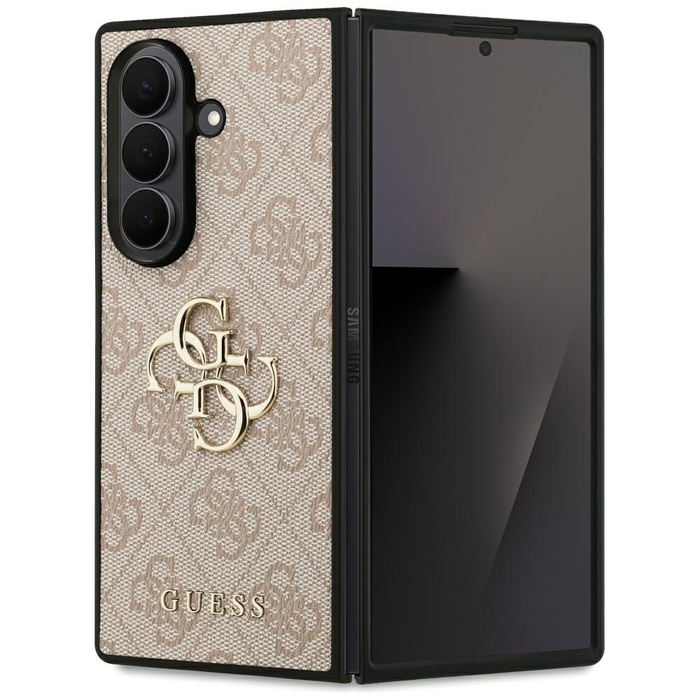 Etui Guess Samsung Galaxy Z Fold 7 Big 4G Logo Classic Logo Różowy