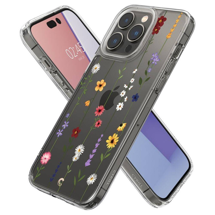 Etui Spigen iPhone 14 Pro Cyrill Cecile Flower Garden