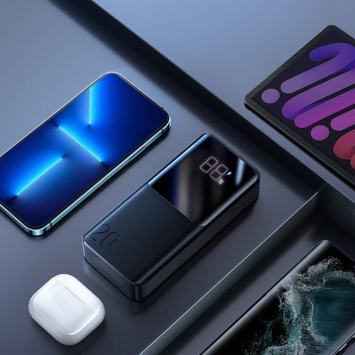 Joyroom power bank 22.5W 20000mAh PD QC3.0 AFC czarny (JR-QP192)