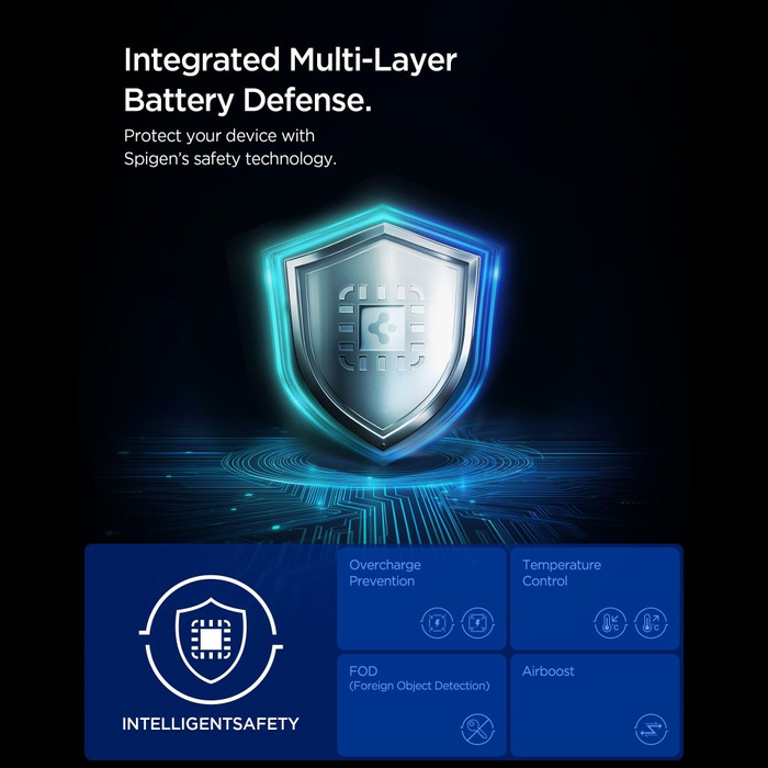 UCHWYT NA KRATKĘ SPIGEN EV15MAQ ESSENTIAL MAGNETIC MAGSAFE 15W Qi2 CZARNY