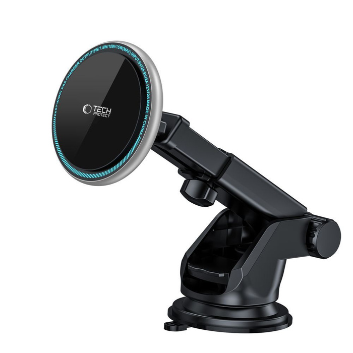 UCHWYT TECH-PROTECT A2 MAGNETIC MAGSAFE DASH CAR WIRELESS CHARGER 15W BLACK