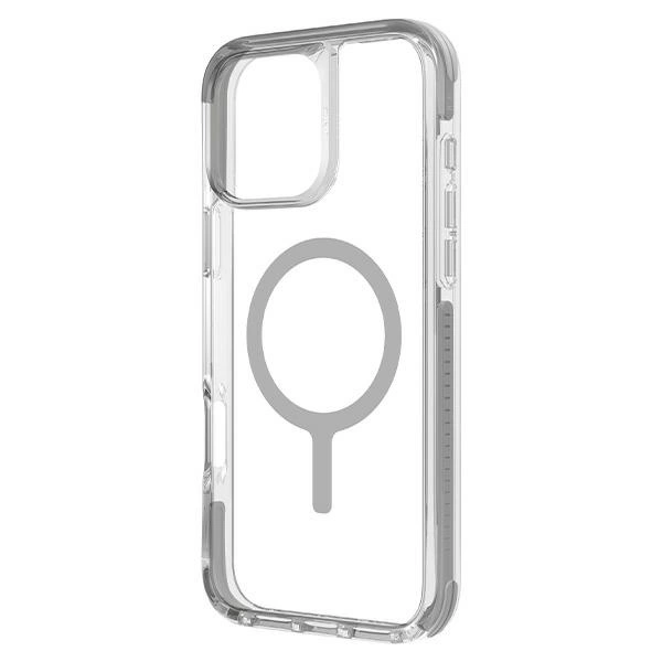 Etui UNIQ Combat iPhone 16 Pro 6.3" Magclick Charging szary/stone grey
