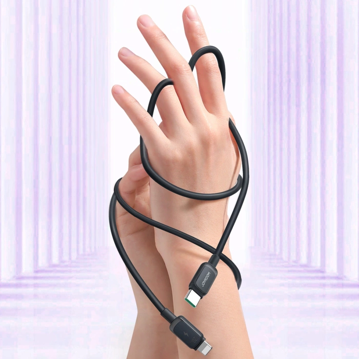 Kabel Joyroom Multi-Color Series A14 USB-C / Lightning 20W 1.2 m - czarny