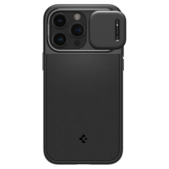Etui iPhone 15 Pro Max Spigen Optik Armor Mag Magsafe Black Case