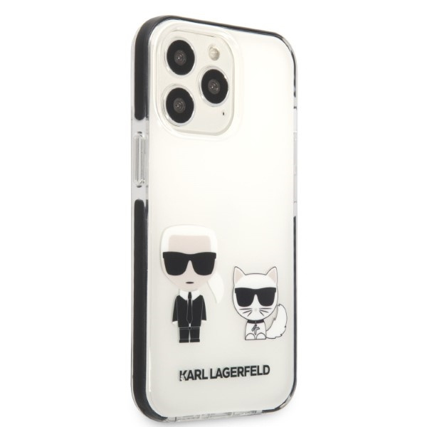 Etui Karl Lagerfeld Klhcp13ltpekcw iPhone 13 Pro / 13 6,1" Hardcase Biały/white Karl&choupette Case