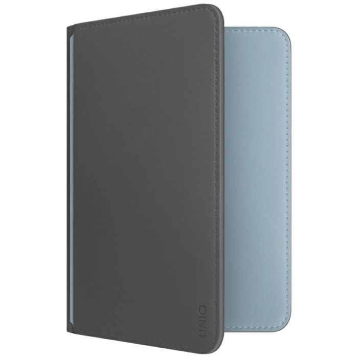 Etui na paszport UNIQ Belmont z Apple    Find My blokada RFID szaro niebieski