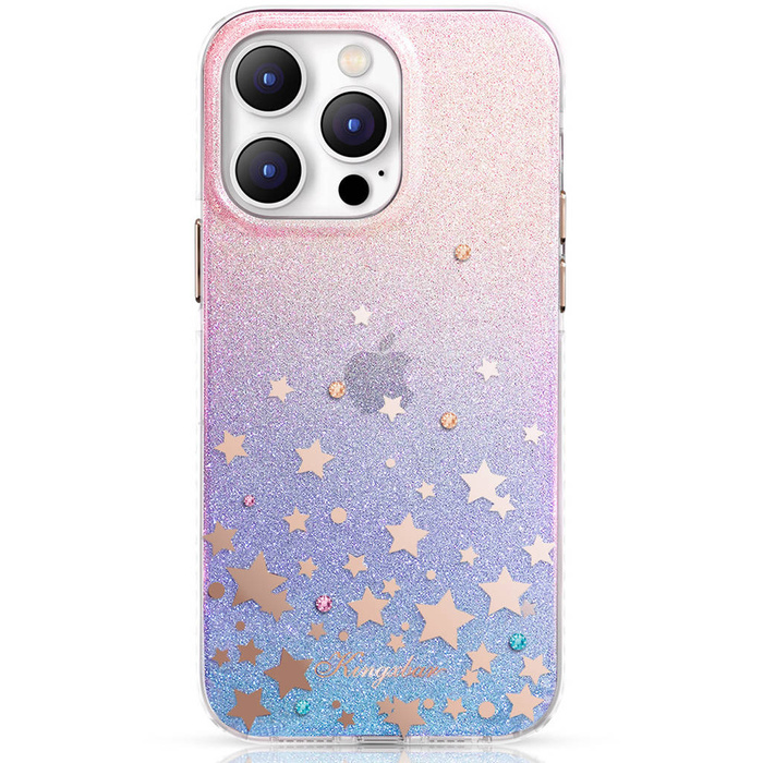 Etui Kingxbar Heart Star Series etui iPhone 14 Pro Max pokrowiec obudowa na tył plecki zodiac Case