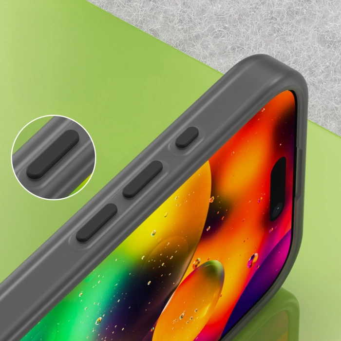 Etui Magnetic iPhone 17 Abrasive MagSafe Matowe Czarne