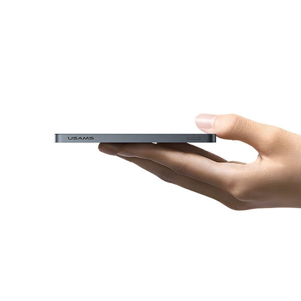 USAMS Powerbank indukcyjny 5000mAh 20W    PD Fast Charge biały/white CY Series 5KCD23103 (US-CD231)