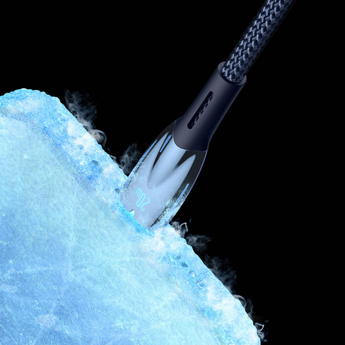 Baseus Glimmer Series kabel z szybkim ładowaniem USB - Lightning 480Mb/s 2.4A 1m czarny