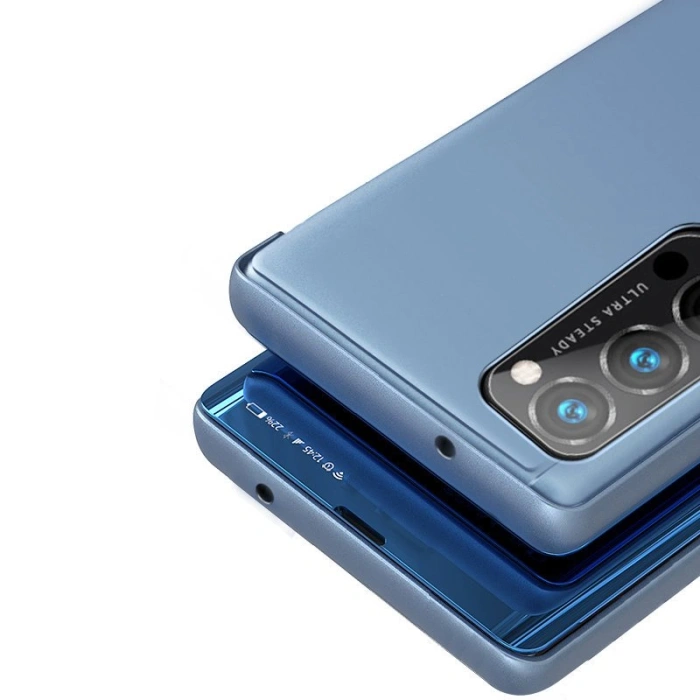 Clear View Case futerał etui z klapką Oppo Reno 5 5G / Reno 5 4G czarny