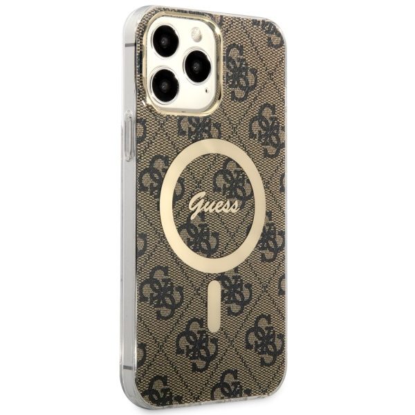 Etui Guess GUHMP13XH4STW iPhone 13 Pro Max 6.7" brązowy/brown hardcase 4G MagSafe Case