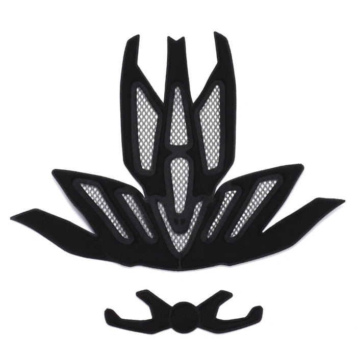 Kask rowerowy MTB Wozinsky z tylną lampką USB L - czarno-biały