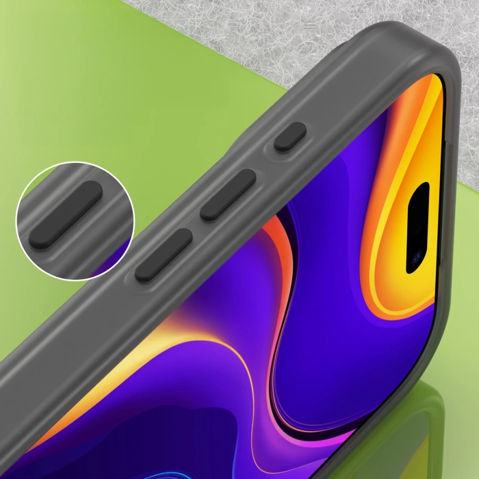 Etui Magnetic iPhone 17 Pro Abrasive MagSafe Matowe Czarne