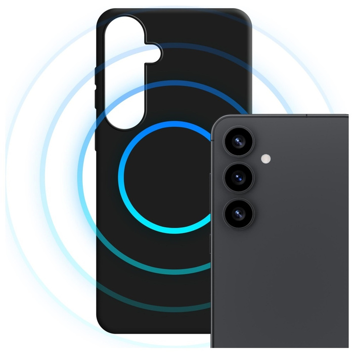 Etui 3MK Hardy MagSilicone do Samsung    Galaxy S25+ czarny