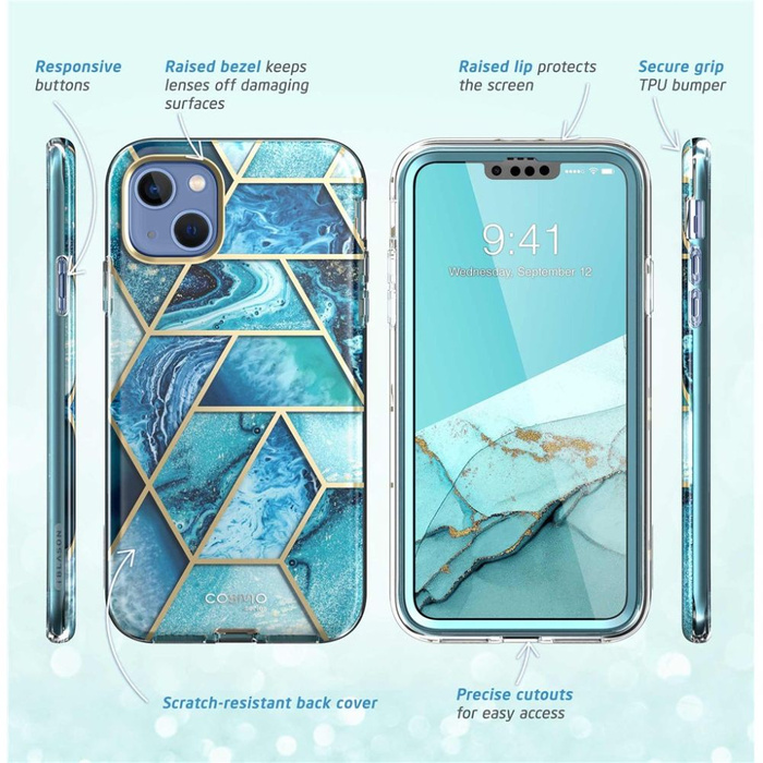 Etui Supcase Cosmo iPhone 14 Plus Ocean Blue