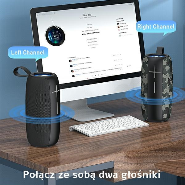 AWEI głośnik Bluetooth Y370 20Wczarny/black