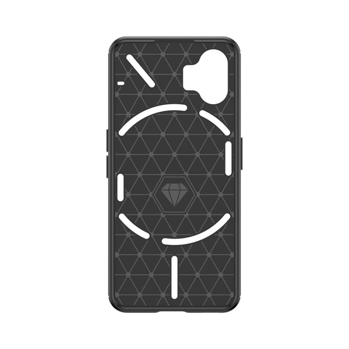 Etui silikonowe Carbon Case do Nothing Phone 2 - czarne