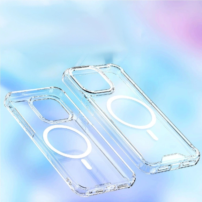 Etui Wozinsky Clear Corner Case MagSafe na Samsung Galaxy S25 - przezroczyste