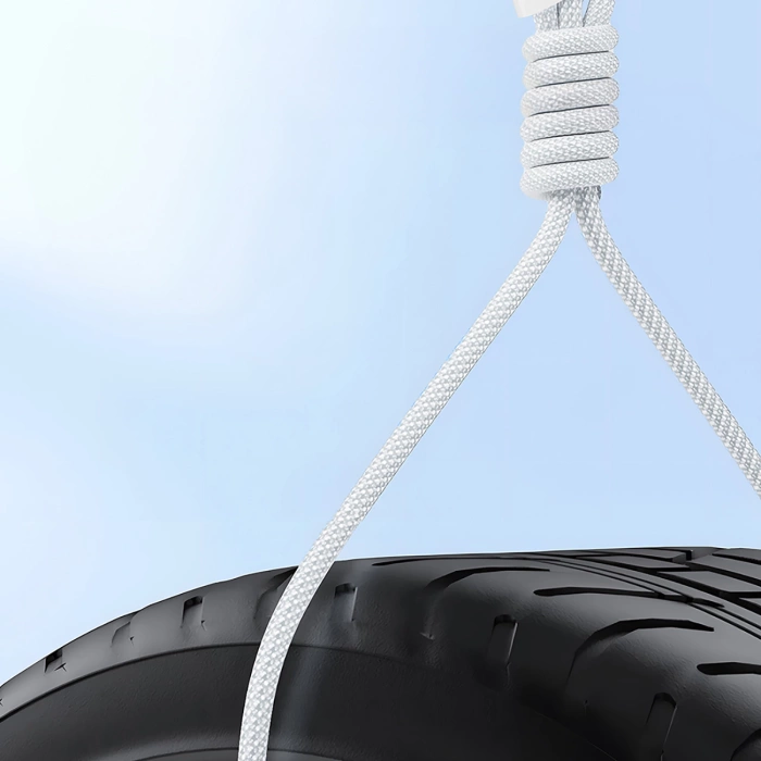 Kabel Joyroom S-A45 Ben Series 30W (USB-C  - Lightning) w oplocie 1m - biały