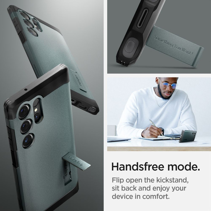 Etui Spigen Tough Armor Samsung Galaxy S24 Ultra Abyss Green Case