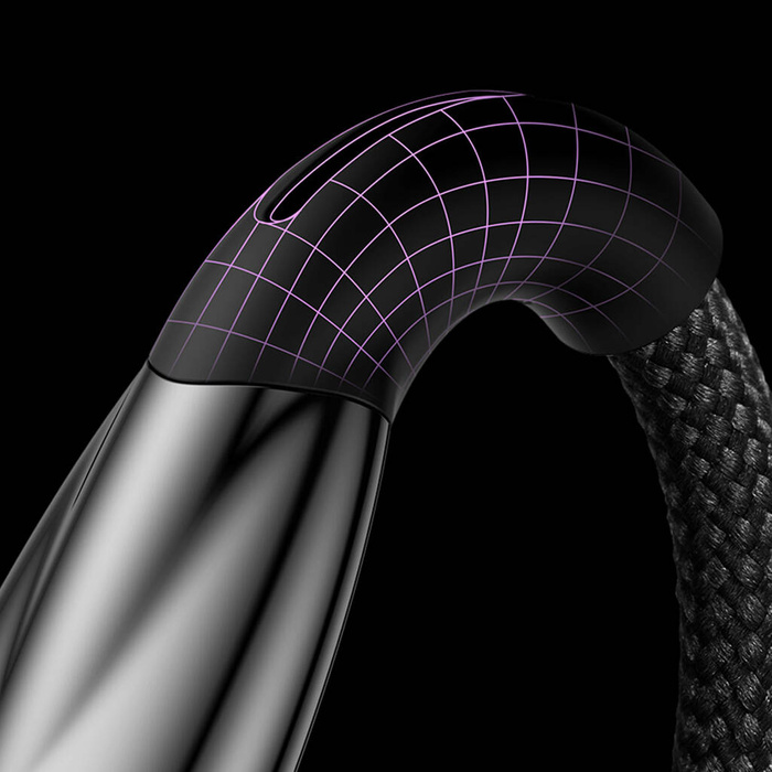 [PO ZWROCIE] Baseus Glimmer Series kabel do szybkiego ładowania USB-A - USB-C 100W 480Mb/s 2m czarny